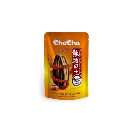 CHACHA SUNFLOWER SEED CARAMEL FLAVOUR 160G