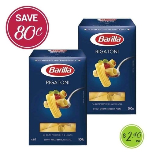 Barilla Rigatoni Pasta 500g