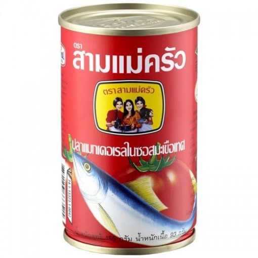 3 LADY COOKS MACKEREL IN TOMATO SAUCE 93G