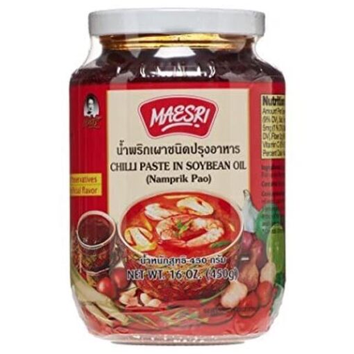 625 24 maesrichillipasteinsoybeanoil namprikpao 450g