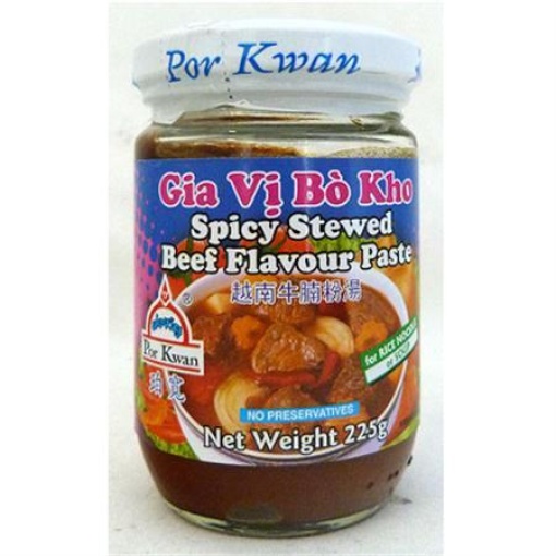 POR KWAN SPICY STEWED BEEF FLAVOUR PASTE 226G