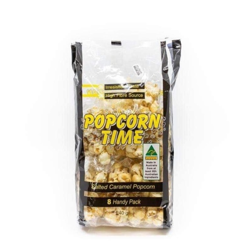 Popcorn Time Caramel 8 Pack 240G