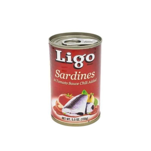 Ligo Sardines Tomato Sauce Hot 155G