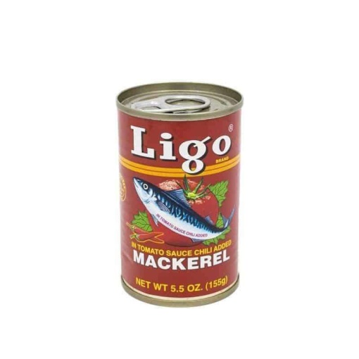 Ligo Mackerel In Tomato Sauce Chili 155G