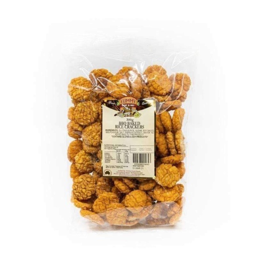 Yummy Crackers Baked Bbq 300Gr