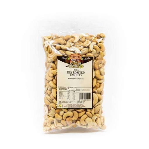 Yummy Dry Roasted Cashew 500G