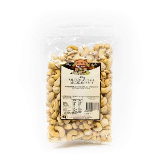 Yummy Salted Macadamias 400G