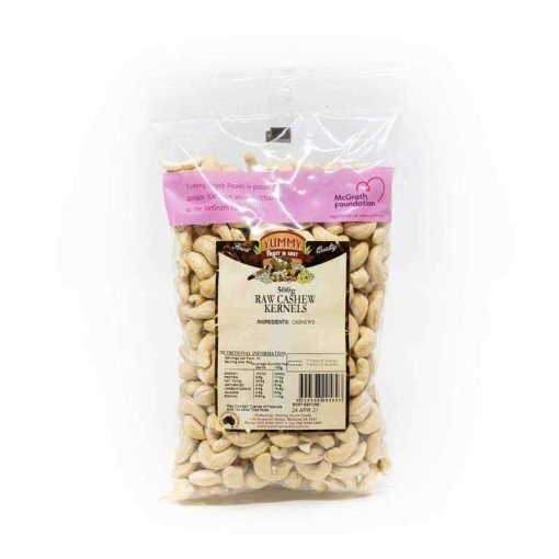 Yummy Raw Cashews Kernels 500G