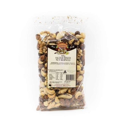 Yummy Salted Mixed Nut Kernels 500G