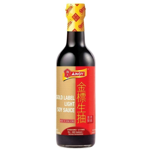 AMOY GOLD LABEL LIGHT SOY SAUCE 500ML