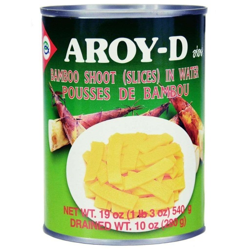 AROY-D BAMBOO SHOOT SLICES IN WATER 540G
