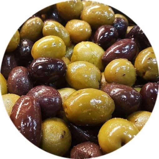 Black And Green Mixed Olives