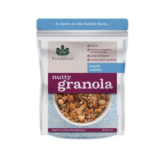 Brookfarm Maple Vanilla Granola 1Kg
