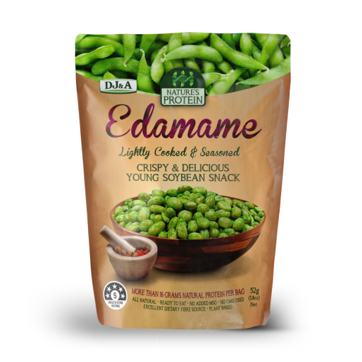 DJ&A NATURE'S PROTEIN EDAMAMME CRISPS 52G
