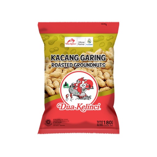 DUA KELINCI KACANG GARING ROASTED GROUNDNUTS 180G