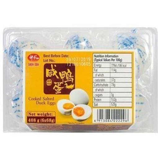 SHEN DAN SALTED DUCK EGG 6PCS