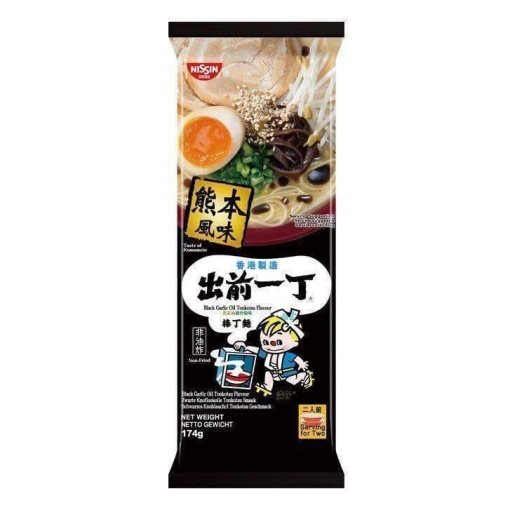 NISSIN BLACK GARLIC OIL TONKOTSU 174G