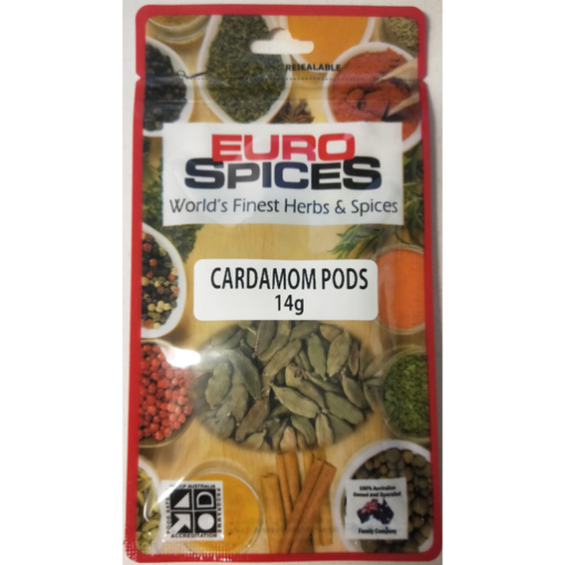 EURO SPICES CARDAMOM PODS 14G