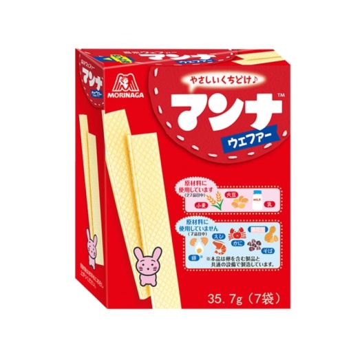 MORINAGA MANNA WAFERS 35.7G
