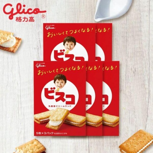 GLICO BISCO CREAM SAND CREAM 61.8G