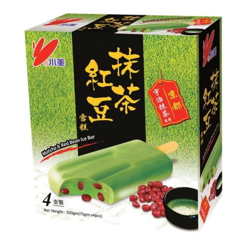 SM MATCHA & RED BEAN ICE BAR 4PK