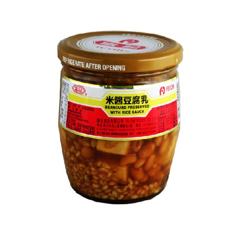 FU CHI BEANCURD PRESERVED WITH RICE SAUCE 400G