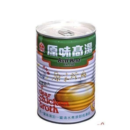 BULL HEAD CLEAR CHICKEN BROATH 411ML