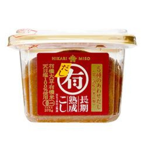 HIKARI ORGANIC MISO MIRAYU YUKIMISO DASHI 375G