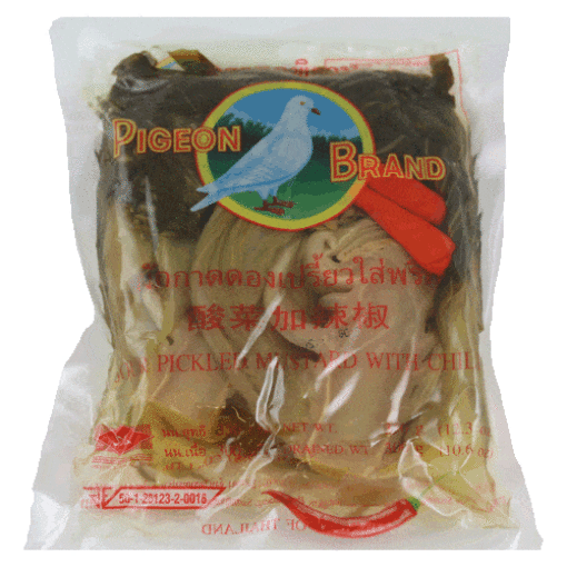 PIGEON PICKLED SOUR MUSTARD WITH CHILLI 350G