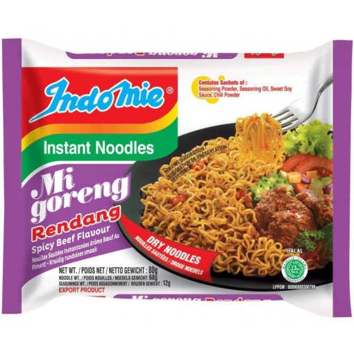 INDOMIE MIE GORENG RENDANG 5PK