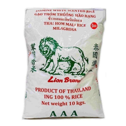 Lion Brand Jasmine Rice 10Kg