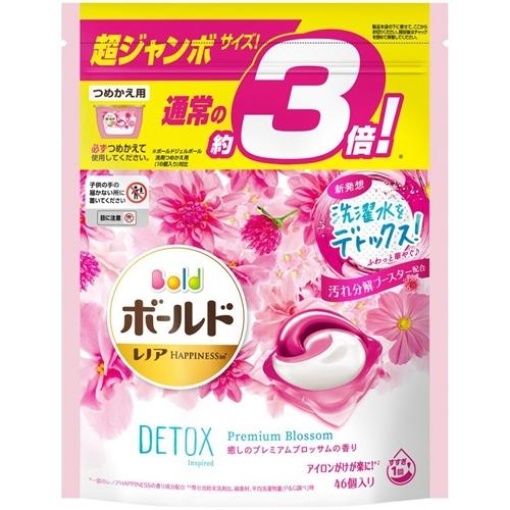 P&G LAUNDRY DETERGENT GEL 3D BALL BLOSSOM SCENT PINK