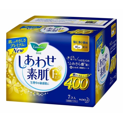 KAO LAURIER SANITARY PADS WITH WINGS FOR NIGHT 7PCS