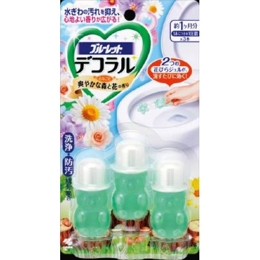 KOBAYASHI TOILET BOWL CLEANER FOREST SCENCE 3 TUBES