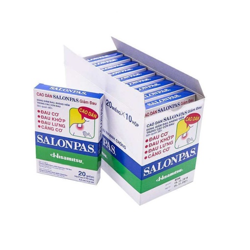 HISAMITSU SALONPAS RELIEF MUSCULAR PATCH BOX 20PK