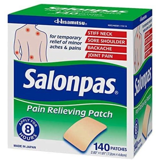 HISAMITSU SALONPAS RELIEF MUSCULAR PATCH BOX (140PK)
