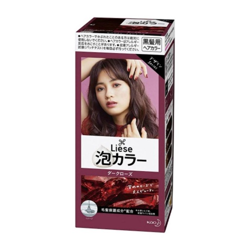KAO LIESE FOAM HAIR COLOR DARK ROSE
