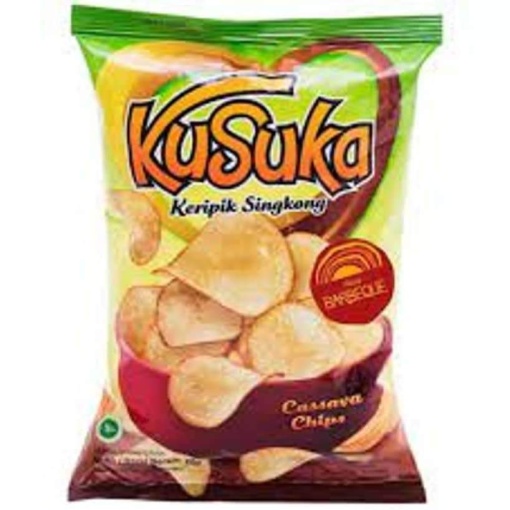 KUSUKA CASSAVA CHIPS BBQ180G