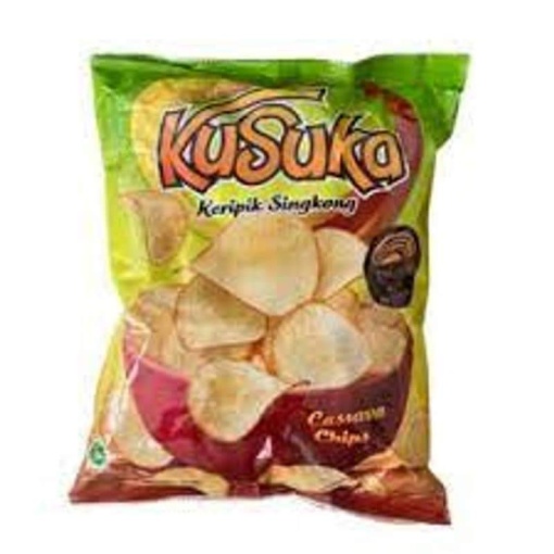 KUSUKA CASSAVA CHIPS AYAM LADA HITAM 180G