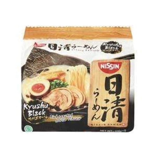 Nissin Ramen Kyushu Black Noodles 5 Packs