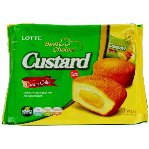 LOTTE CUSTARD CREAM CAKE 253G