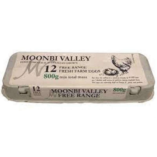 Moonbi Valley Free Range Eggs Jumbo 800g