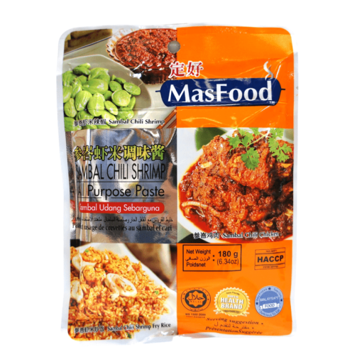 MASFOOD SAMBAL CHILLI SHRIMP PASTE 180G