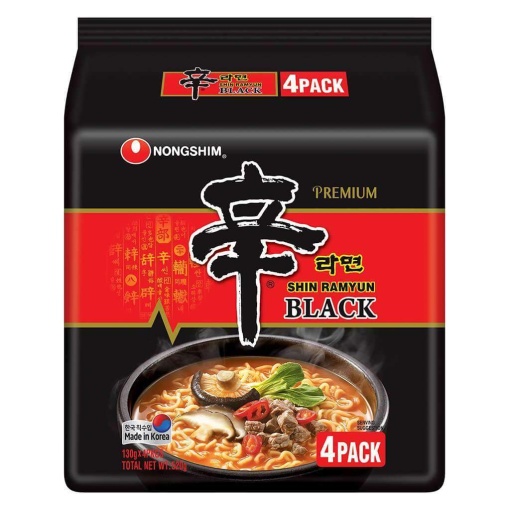 NONGSHIM SHIN RAMYUN BLACK 4 PACKS