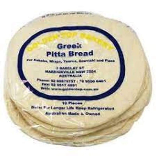 GOLDEN TOP BAKERY PITA BREAD LARGE