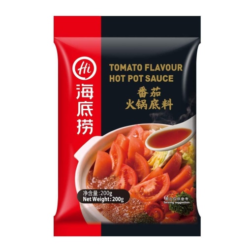 HDL TOMATO FLAVOUR SOUP BASE FOR HOT POT 200G