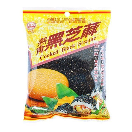 YI FENG COOKED BLACK SESAME SEEDS 220G