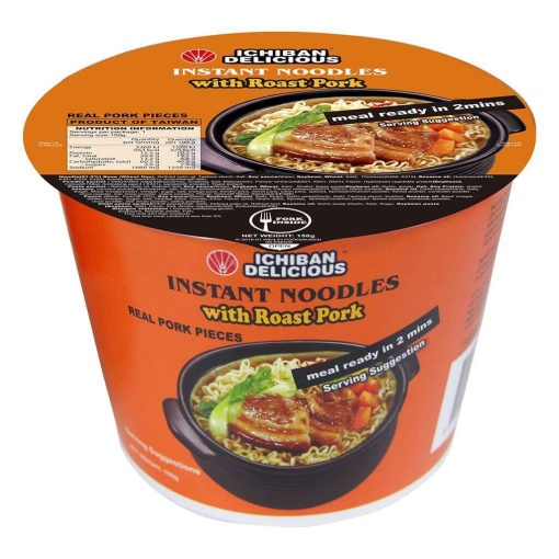 WEI LIH ICHIBAN NOODLE ROASTED PORK 200G
