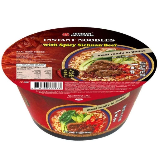 WEI LIH ICHIBAN NOODLE SPICY SINHUAN BEEF 200G