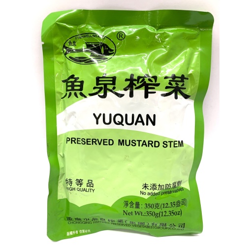 FISH WELL YUQUAN PRESERVED MUSTARD STEM 350G